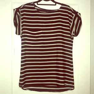 Ann Taylor Striped Blouse